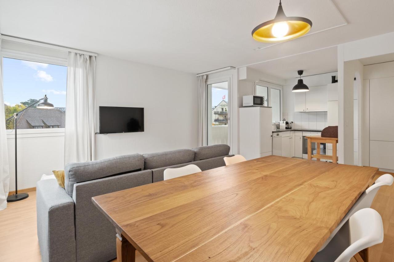 Bright, Central & Modern Apartment Люцерн Экстерьер фото
