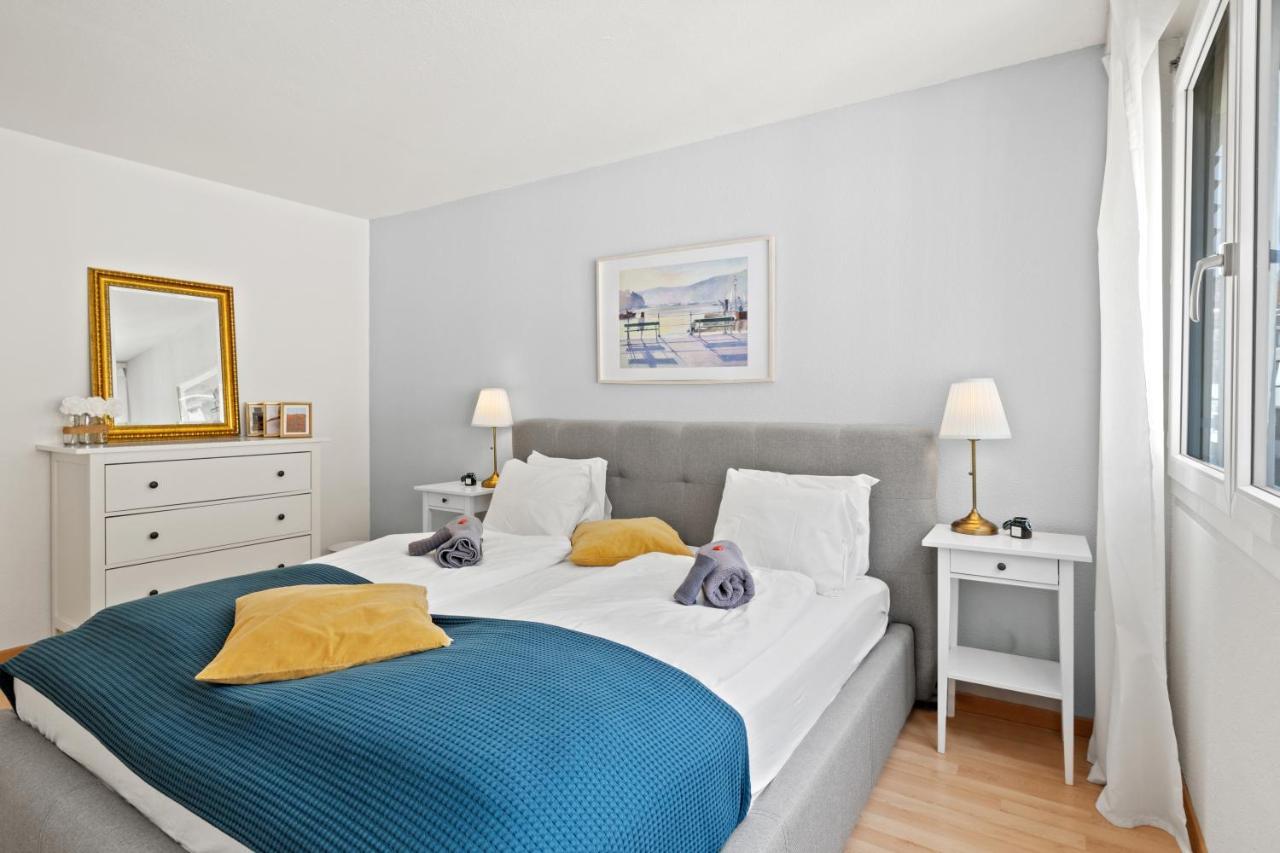 Bright, Central & Modern Apartment Люцерн Экстерьер фото